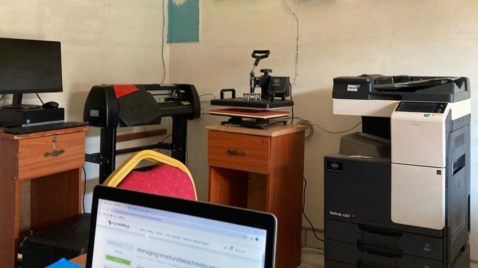 Mohaa Computers print workstation, Diani